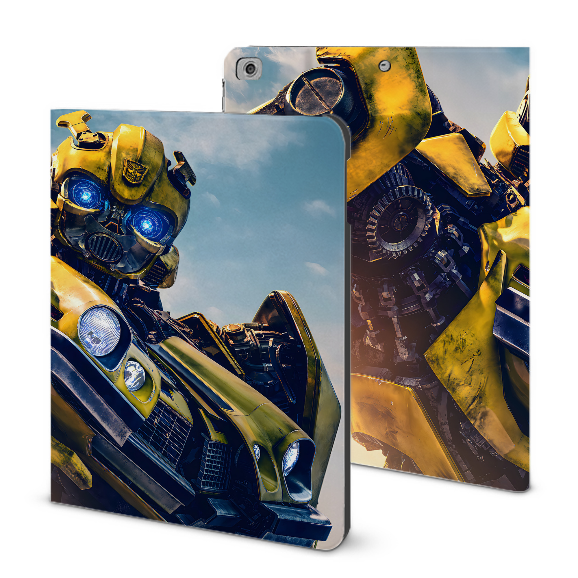 （画像用） Transformers トランスフォーマー IPad ケース ブック型 PUレザー TPU 耐衝撃 軽量 薄型 ペン収納なし 全面保護 IPad 各モデル対応
